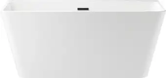 Ванна Wellsee Graceful Pro 140x74 230901003 (отдельностоящая ванна белый глянец, экран, ножки, сифон-автомат матовый черный) - изображение в каталоге
