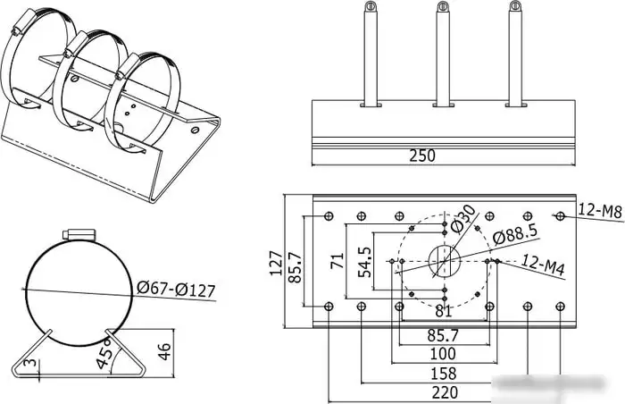 Кронштейн Hikvision DS-1275ZJ – фото товара