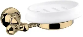 Мыльница Cezares Olimp-SOD-02-M (белый/бронза) – изображение в каталоге