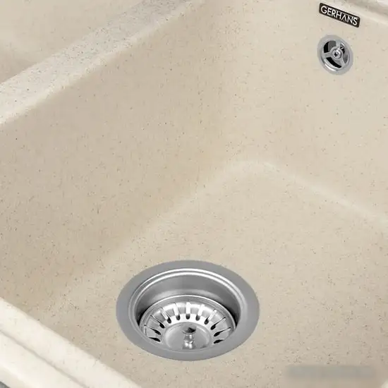 Кухонная мойка Gerhans C02 (бежевый) - фото товара