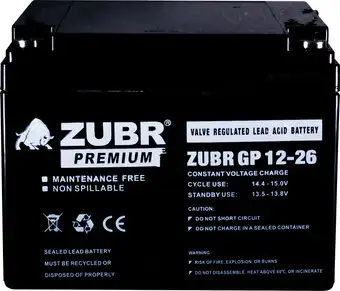 Аккумулятор для ИБП Zubr GP 12-26 – изображение в каталоге