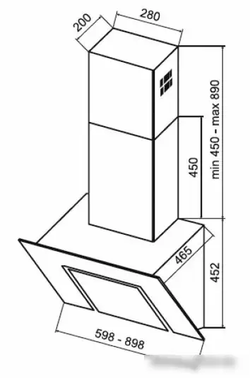 Кухонная вытяжка KUPPERSBERG F 660 W - фото товара