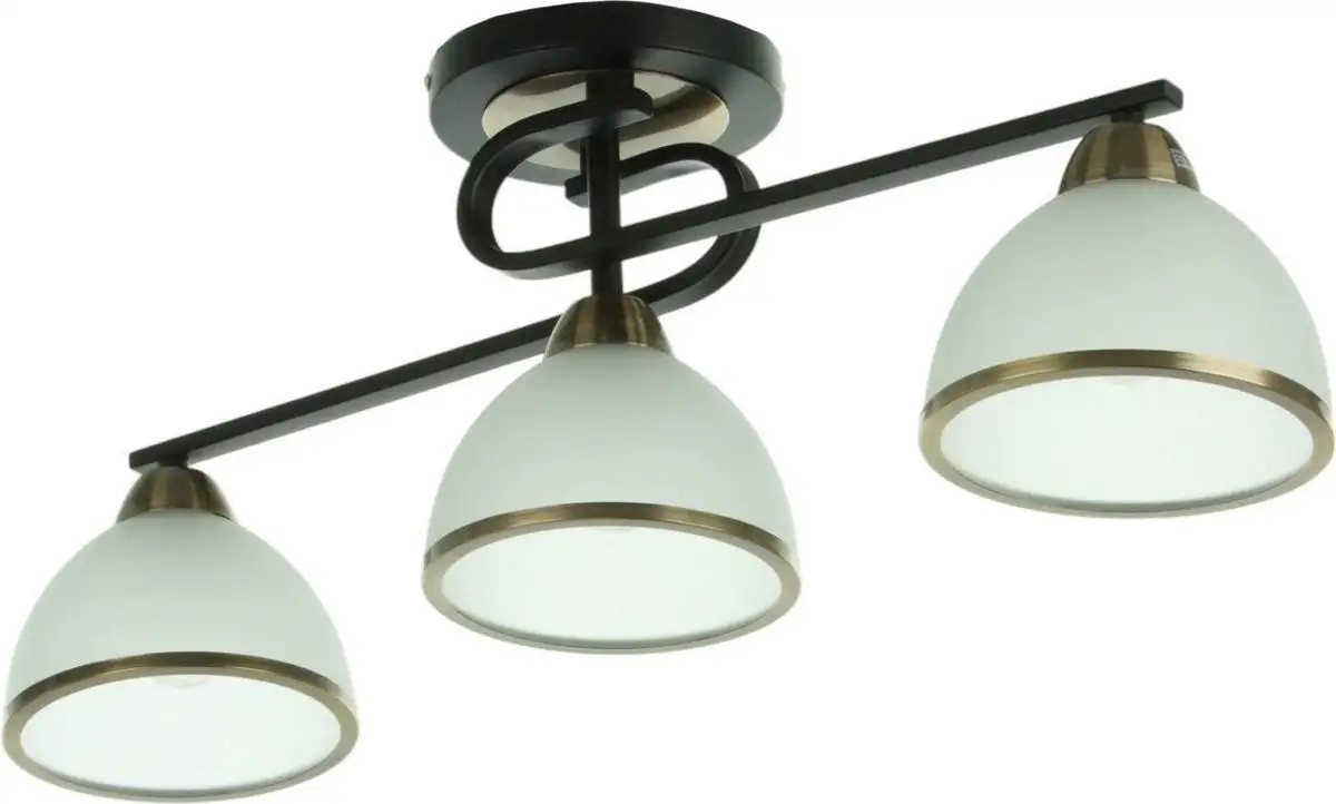 Подвесная люстра BayerLux Рендо 10352906 (черный/бронзовый) – фото товара