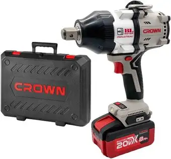 Гайковерт Crown CT22056HX-8SC4 BMC (с 1-им АКБ, кейс) – изображение в каталоге