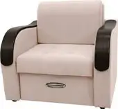 Кресло Сириус Лидер-1 НПБ 105x110 (Eva 01 велюр белый) – изображение в каталоге