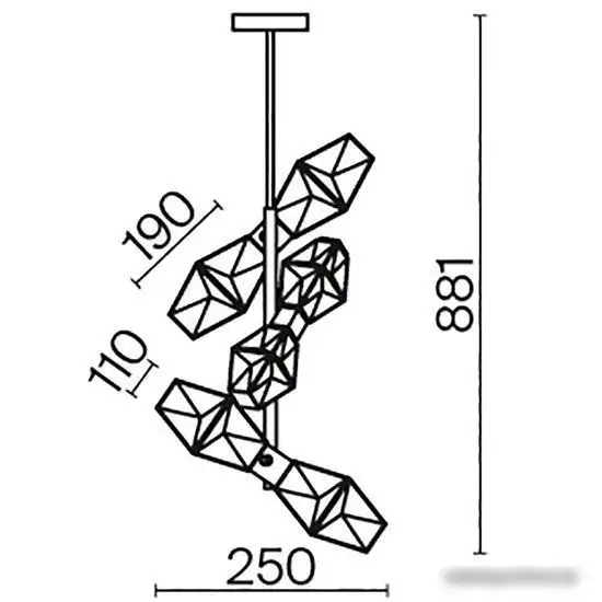 Подвесная люстра Maytoni Coctail time MOD325PL-06G1 – фото товара