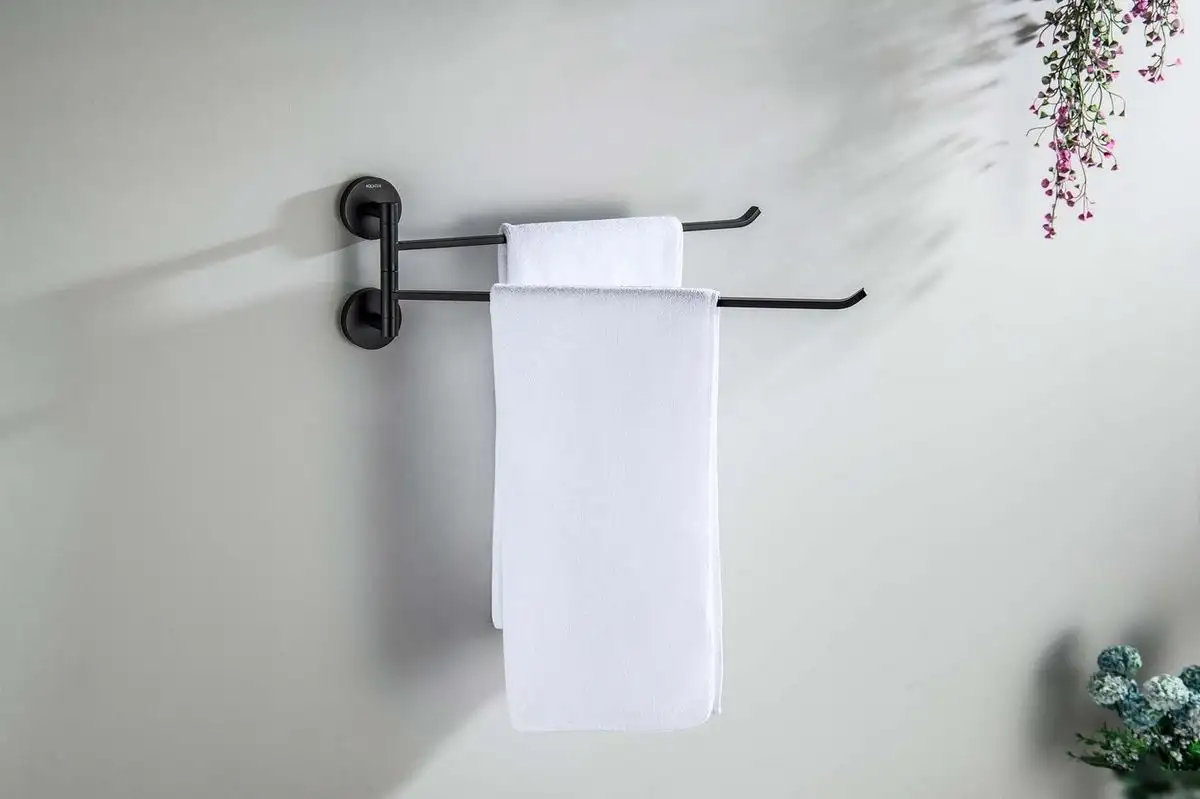 Держатель для полотенца Aquatek Бетта AQ4613MB (черный матовый) – фото товара