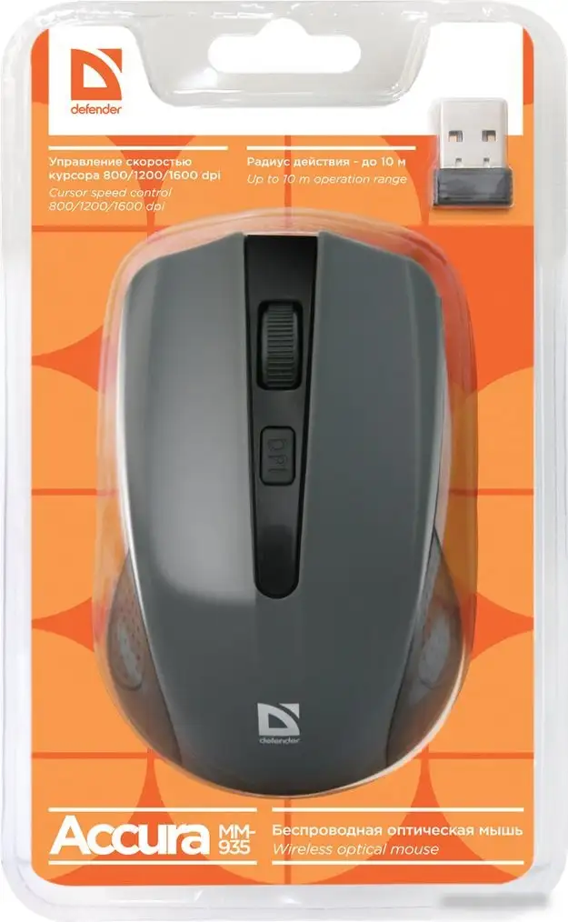 Мышь Defender Accura MM-935 (серый) – фото товара