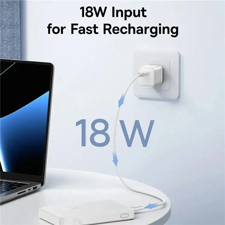 Внешний аккумулятор Baseus EnerFill FP21 22.5W 10000mAh (белый) – фото товара
