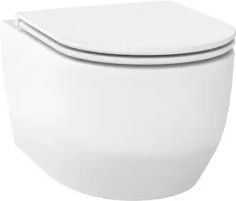 Унитаз подвесной Wellsee Croquis RimFree 182612001 (чаша, пневмокрышка, матовый белый) - изображение в каталоге