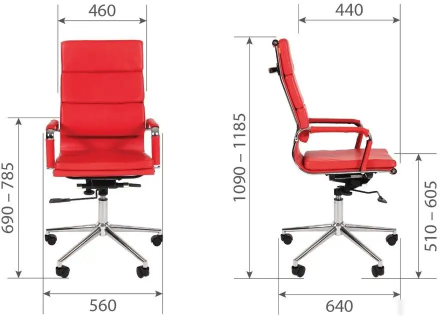 Офисное кресло CHAIRMAN 750 (экокожа, черный) – фото товара