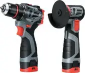 Profipower ProfiSet-2B16 E0229 (шуруповерт, болгарка, 2 АКБ, кейс)