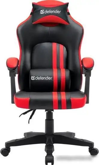 Кресло Defender Mercury (черный/красный) – фото товара