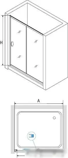 Душевая дверь RGW PA-016 350801613-14 - фото товара