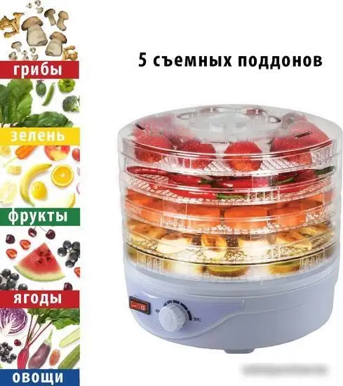 Сушилка для овощей и фруктов Econ ECO-3010FD - фото товара