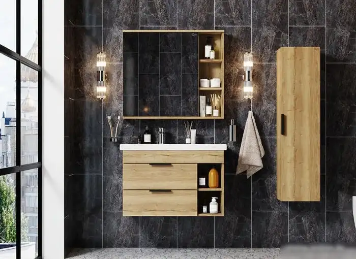 Мебель для ванных комнат Onika Тумба с умывальником Легран 80.13 108047 + Фостер-80 – фото товара