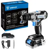 Дрель-шуруповерт Deko Loner 20V 085-1005 (с 2-мя АКБ) – изображение в каталоге