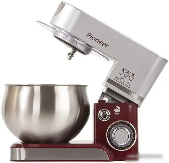 Планетарный миксер Pioneer MX322 Wine Maroon - фото товара