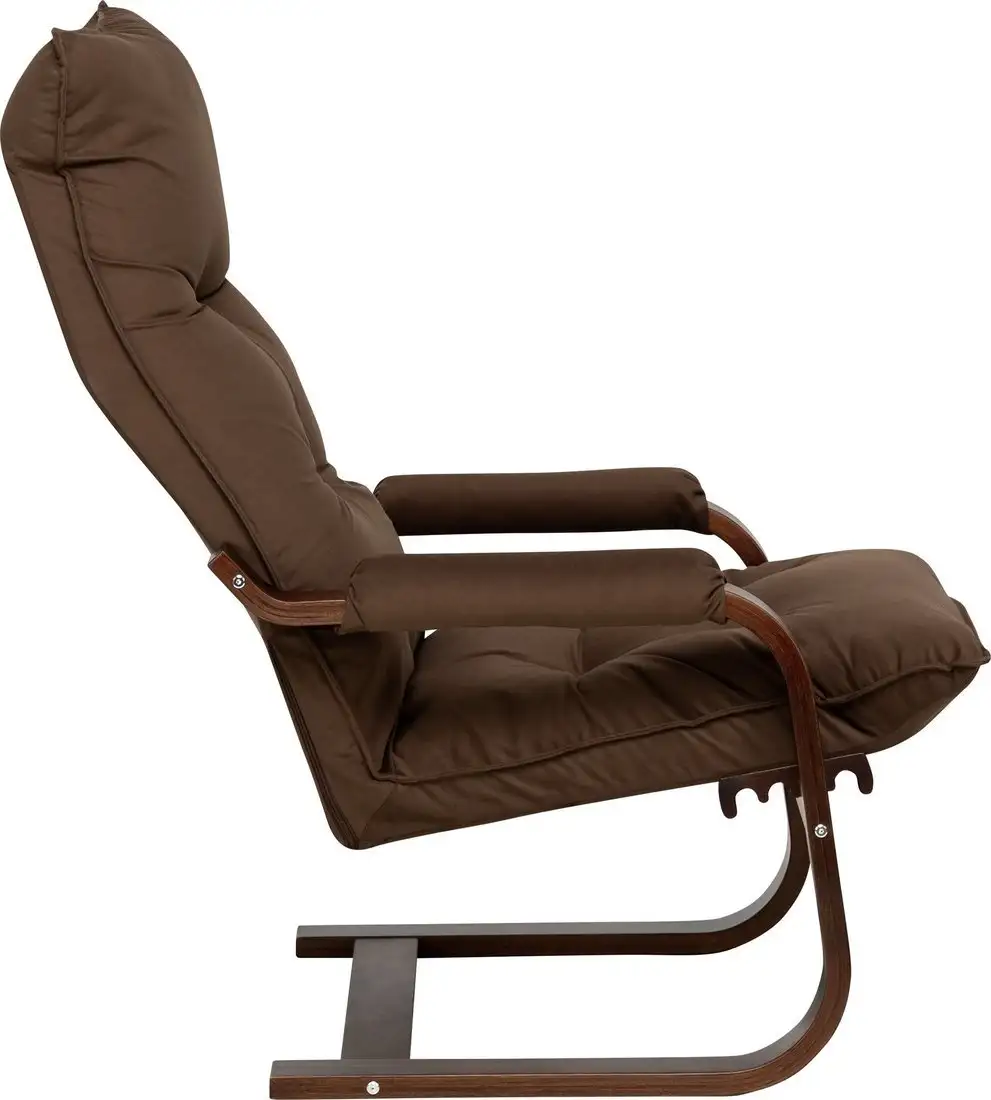 Кресло-качалка Leset Оливер (орех текстура/V 23)