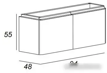 Cezares Тумба под умывальник Stylus 55227 – фото товара