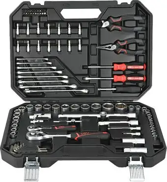 Универсальный набор инструментов Deli EDQ45100 (100 предметов) – изображение в каталоге