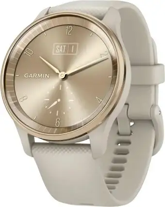 Гибридные умные часы Garmin Vivomove Trend (французский серый) – изображение в каталоге