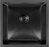 Кухонная мойка ARFEKA ECO AR 450*450 BLACK PVD NANO DECOR MILLET GRAINS - изображение в каталоге