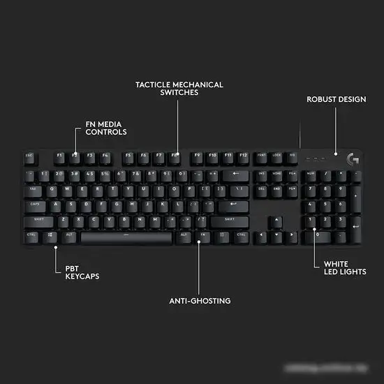 Клавиатура Logitech G412 SE (нет кириллицы) – фото товара