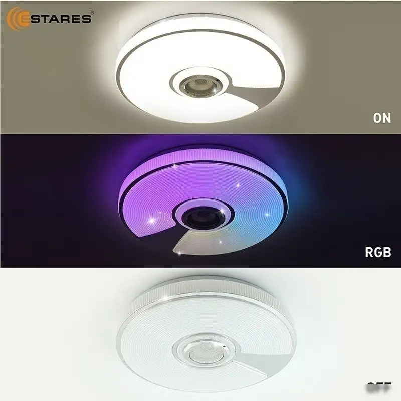 Припотолочная люстра Estares Song RGB 60W R-APP-380x70-WHITE/CHROME/SHINY-220-IP20 – фото товара