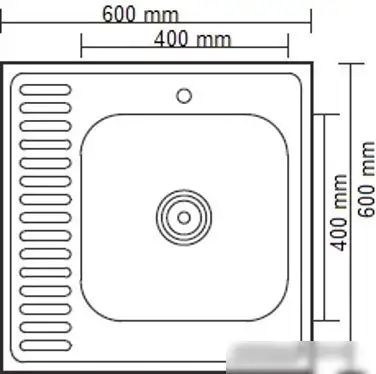 Кухонная мойка Ledeme L96060-6R - фото товара