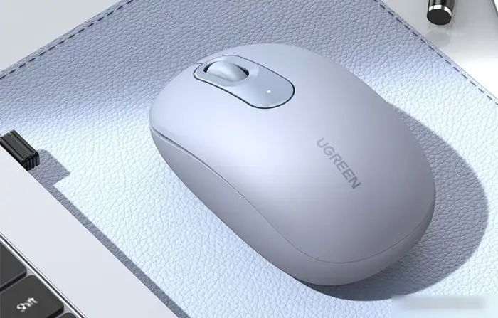 Мышь Ugreen MU105 90671 (светло-синий) – фото товара