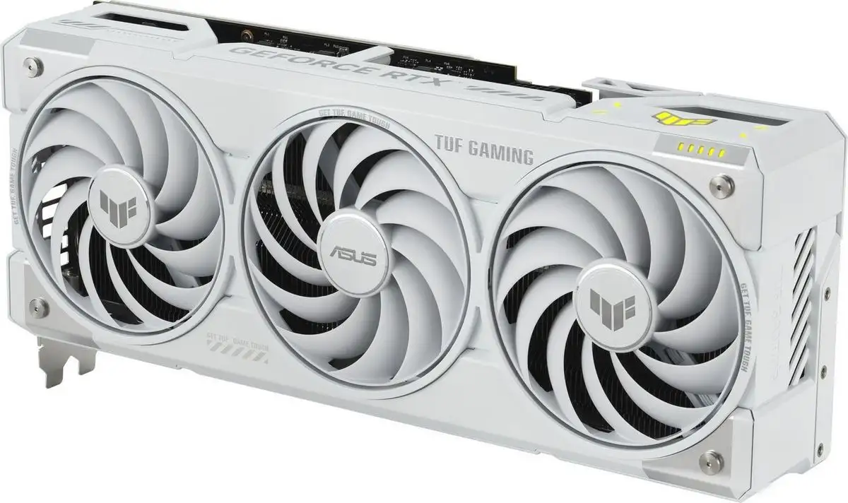 Видеокарта ASUS TUF Gaming GeForce RTX 5070 Ti 16GB GDDR7 White OC Edition TUF-RTX5070TI-O16G-WHITE-GAMING – фото товара