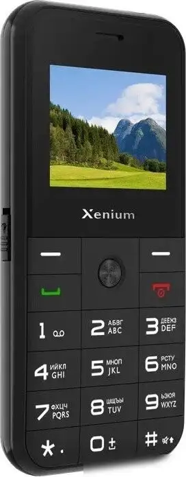 Телефон Xenium X718 (черный) – фото товара