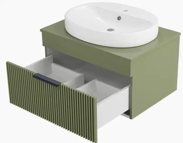 Brevita Тумба под умывальник Enfida 70 ENF-06070-0841Я (зеленый матовый) – фото товара