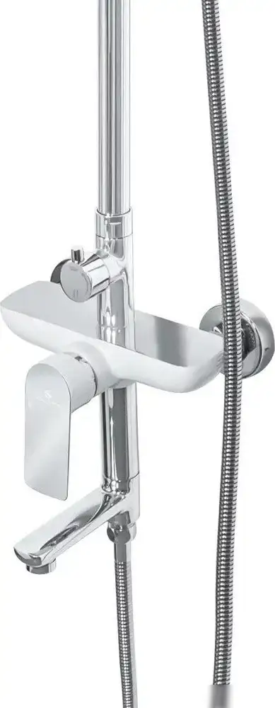 Душевая система Grocenberg GB7009 (белый хром) - фото товара