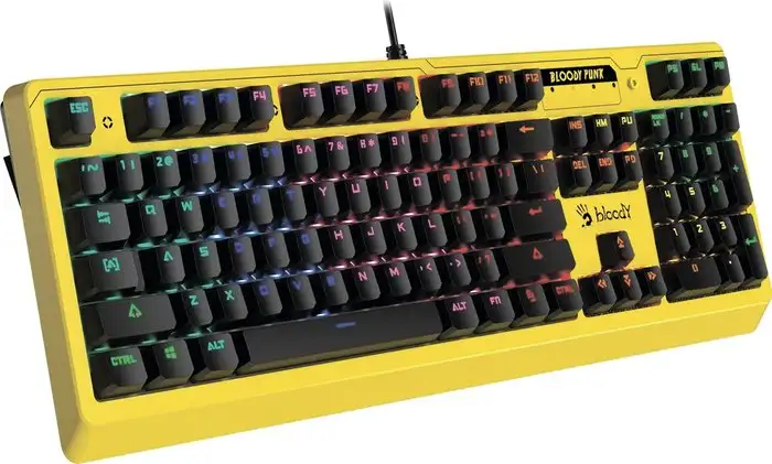 Клавиатура A4Tech B810RC (желтый) – фото товара