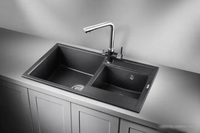 Кухонная мойка Granula GR-8201 (черный) - фото товара