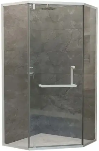 Душевой уголок RGW HO-084W 100x100 (белый/прозрачное) - изображение в каталоге