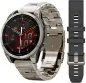 Умные часы Garmin Fenix 8 Sapphire, Titanium 47мм (светло-серый, титановый ремешок) – изображение в каталоге