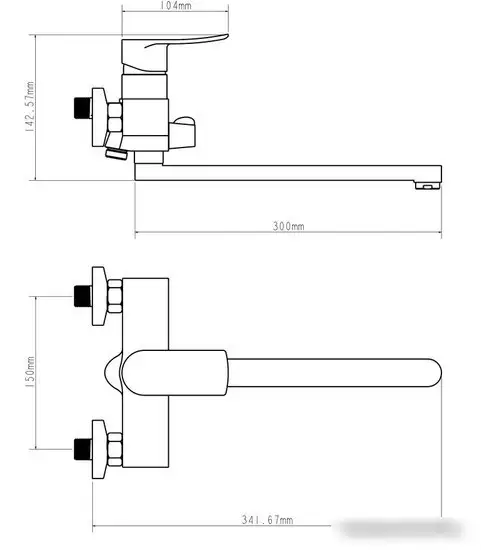Смеситель Econoce EC0282WT - фото товара
