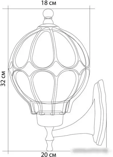 Уличный фонарь Feron PL3701 [11349]