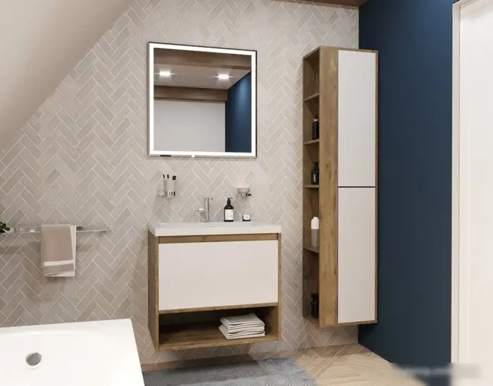 Эстет Шкаф-пенал Monaco Wood L 40x35x174.7 ФР-00010687 – фото товара