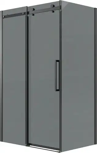 Душевой уголок Grossman Classic 100x90x195 120.K33.04.1090.21.10 (черный матовый/тонированно стекло) - изображение в каталоге