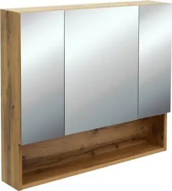 Doratiz Шкаф с зеркалом для ванной Сицилия 80 2712.118 (дуб вотан) – изображение в каталоге