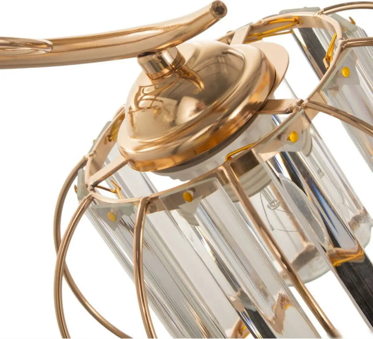 Люстра средней высоты BayerLux Переливы 10666495 (золото) – фото товара