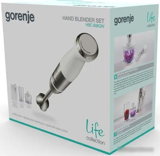 Погружной блендер Gorenje HBC806QW - фото товара