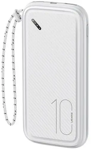 Внешний аккумулятор Usams US-CD150 PB56 10000mAh (белый) – изображение в каталоге