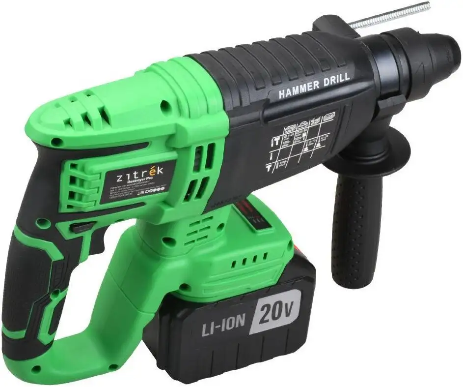Перфоратор Zitrek Destroyer Pro 063-4373 (с 2-мя АКБ, кейс) – фото товара