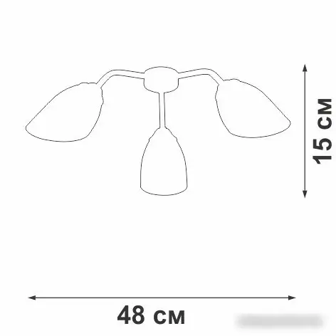 Припотолочная люстра Vitaluce V31950/3PL – фото товара