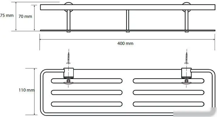 Bemeta Полка для ванной Cytro 102308070 – фото товара